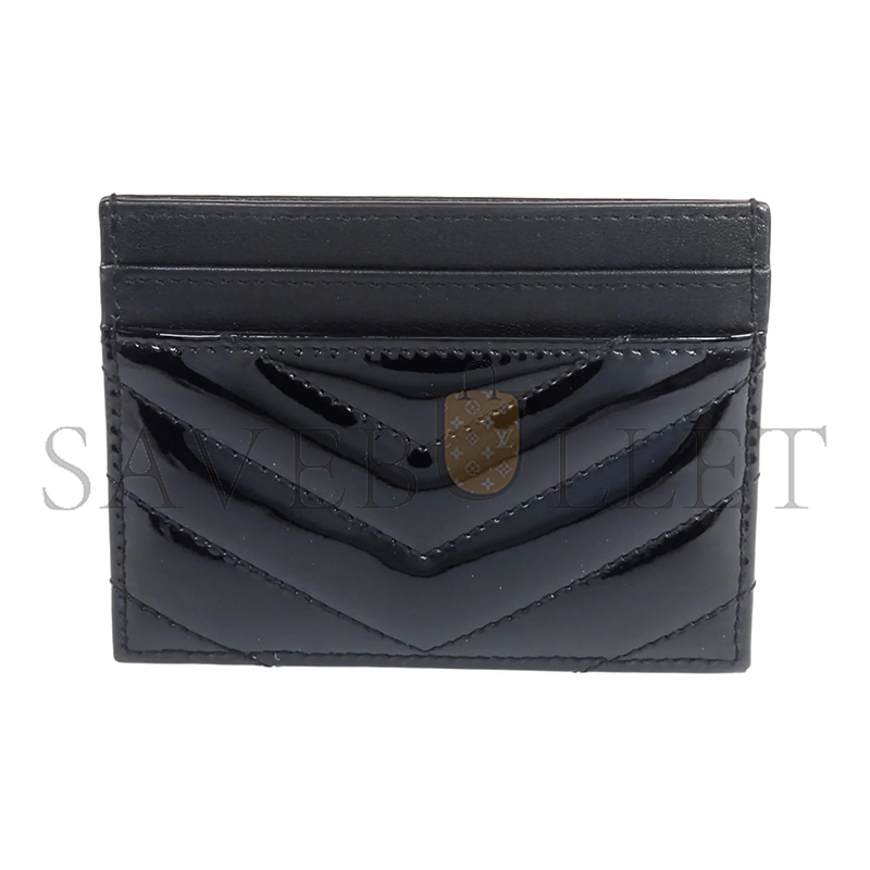 Y51 CASSANDRE MATELASSÉ CARD CASE IN PATENT LEATHER 423291 (10.5*7.5*0.5cm)